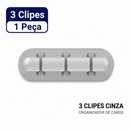 Organizador de Cabos em Silicone Autoadesivo – Suporte para 1, 3, 5 ou 7 Cabos | Mesa, Escritório e Home Office