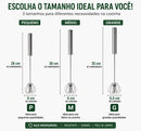 Batedor de Ovos Semiautomático em Aço Inox – Misturador Manual Rápido para Ovos, Cremes e Massas