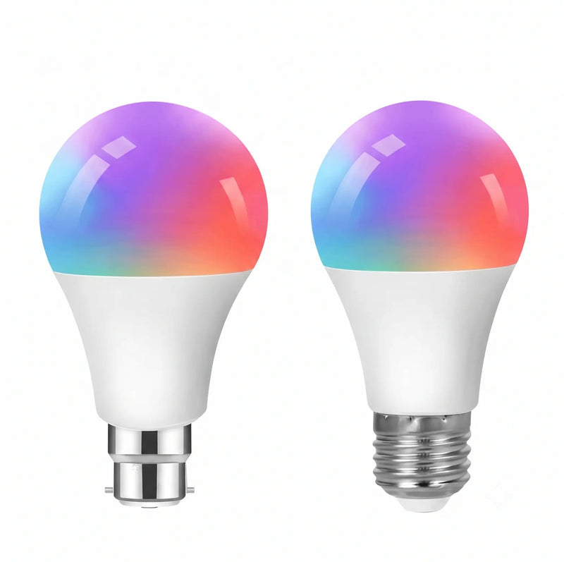 Lâmpada LED Inteligente RGBW Zigbee E27 compatível com Alexa, Google Home e controle por aplicativo.