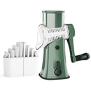 Ralador Multifuncional 5 em 1 com Manivela – Fatiador, Triturador e Cortador de Legumes e Queijos