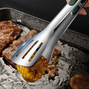 Pegador de Alimentos em Aço Inox com Trava – Pinça para Churrasco, Saladas e Cozinha