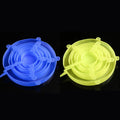 Kit Tampas de Silicone Elásticas Reutilizáveis | Vedação Hermética para Potes e Alimentos | Vivenza Home