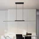 Lustre Pendente LED Linear Moderno para Sala de Jantar, Cozinha e Ilha Gourmet | Luz Ajustável