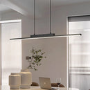 Lustre Pendente LED Linear Moderno para Sala de Jantar, Cozinha e Ilha Gourmet | Luz Ajustável