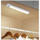 Luminária LED com Sensor de Movimento Recarregável USB – Luz Magnética para Armários, Cozinha, Corredores e Closets