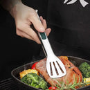Pegador de Alimentos em Aço Inox com Trava – Pinça para Churrasco, Saladas e Cozinha