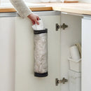 Suporte Organizador de Sacolas Plásticas para Parede – Dispenser Reutilizável para Cozinha e Lavanderia