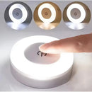 Luminária LED Touch Recarregável Magnética com 3 Tons de Luz – Sem Fio