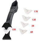 Espátula Multifuncional 5 em 1 para Silicone e Rejunte – Raspador, Aplicador e Acabamento Profissional