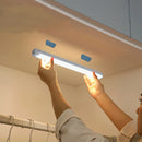 Luminária LED com Sensor de Movimento Recarregável USB – Luz Magnética para Armários, Cozinha, Corredores e Closets