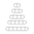 Organizador de Cabos em Silicone Autoadesivo – Suporte para 1, 3, 5 ou 7 Cabos | Mesa, Escritório e Home Office