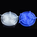 Kit Tampas de Silicone Elásticas Reutilizáveis | Vedação Hermética para Potes e Alimentos | Vivenza Home
