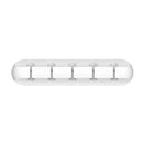Organizador de Cabos em Silicone Autoadesivo – Suporte para 1, 3, 5 ou 7 Cabos | Mesa, Escritório e Home Office