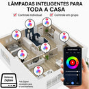 Lâmpada LED Inteligente Zigbee RGBW E27 B22 com Controle por App, Alexa e Google Home