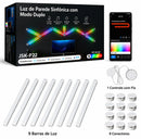 Luz de Parede LED RGB Inteligente Modular USB | Iluminação Gamer com Controle por App e Voz