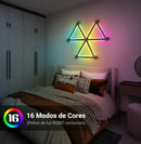 Luz de Parede LED RGB Inteligente Modular USB | Iluminação Gamer com Controle por App e Voz