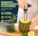Descascador e Fatiador de Abacaxi em Aço Inoxidável | Corte Perfeito e Sem Esforço | Vivenza Home