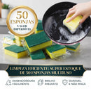Esponja de Limpeza Multiuso para Cozinha – Alta Absorção e Limpeza Pesada (Kit com 10, 20, 30, 50 ou 100 Unidades)