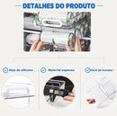 Organizador de Latas para Geladeira Empilhável em Acrílico Transparente | Dispensador de Refrigerantes