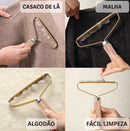 Removedor de Pelos e Fiapos para Roupas e Sofás – Reutilizável com Cabo de Madeira