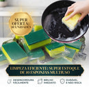 Esponja de Limpeza Multiuso para Cozinha – Alta Absorção e Limpeza Pesada (Kit com 10, 20, 30, 50 ou 100 Unidades)