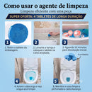 Pastilhas Limpadoras para Caixa Acoplada do Vaso Sanitário – Limpeza Automática e Perfume Duradouro