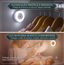 Luminária LED Touch Recarregável Magnética com 3 Tons de Luz – Sem Fio