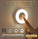 Luminária LED Touch Recarregável Magnética com 3 Tons de Luz – Sem Fio
