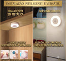 Luminária LED Touch Recarregável Magnética com 3 Tons de Luz – Sem Fio