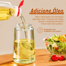 Spray de Óleo 2 em 1 para Cozinha 500ml – Pulverizador e Dispensador para Azeite, Vinagre e Óleo com Controle de Dosagem