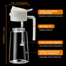 Spray de Óleo 2 em 1 para Cozinha 500ml – Pulverizador e Dispensador para Azeite, Vinagre e Óleo com Controle de Dosagem