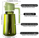 Spray de Azeite e Óleo 2 em 1 de Vidro 470ml – Borrifador para Cozinha com Controle de Dosagem
