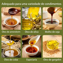 Spray de Azeite e Óleo 2 em 1 de Vidro 470ml – Borrifador para Cozinha com Controle de Dosagem