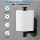 Suporte Adesivo para Papel Higiênico em Aço Inoxidável | À Prova d’Água e Sem Furos