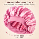 Touca de Cetim Premium para Dormir – Anti Frizz, Proteção dos Fios e Conforto Noturno