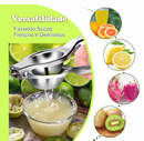 Espremedor de Limão Premium em Aço Inoxidável | Extrator Manual para Limão, Laranja e Frutas Cítricas
