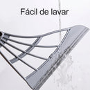 Rodo Vassoura de Silicone 3 em 1 para Pelos, Poeira e Limpeza Pesada