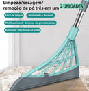 Rodo Vassoura de Silicone 3 em 1 para Pelos, Poeira e Limpeza Pesada