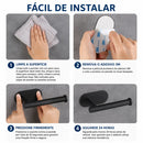 Suporte Adesivo para Papel Higiênico em Aço Inoxidável | À Prova d’Água e Sem Furos
