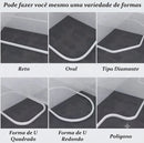 Barreira de Água de Silicone Autoadesiva para Box e Banheiro – Flexível, Impermeável e Recortável