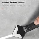 Espátula Multifuncional 5 em 1 para Silicone e Rejunte – Raspador, Aplicador e Acabamento Profissional
